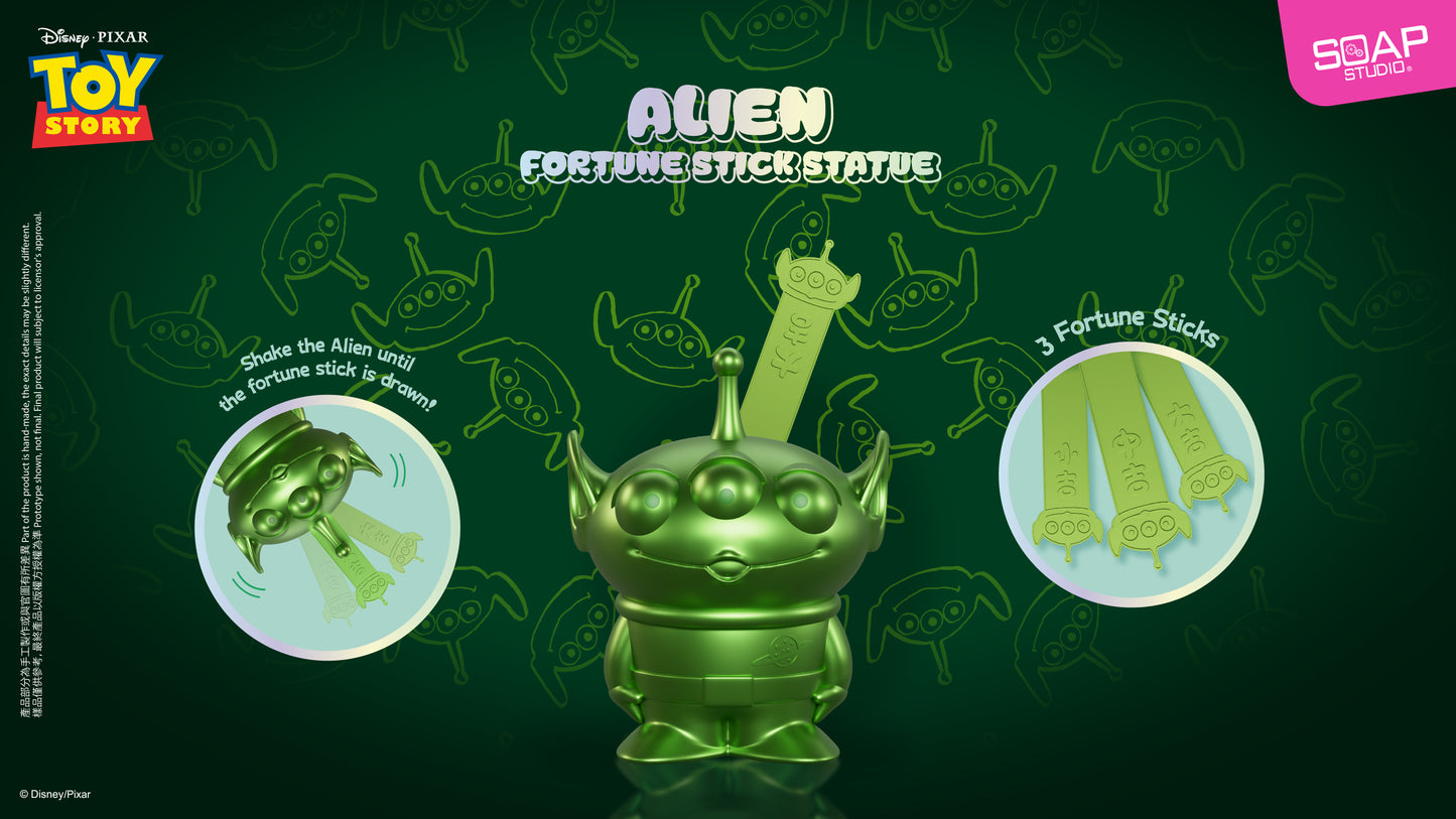 PX071  DISNEY · PIXAR Alien Fortune Stick Statue