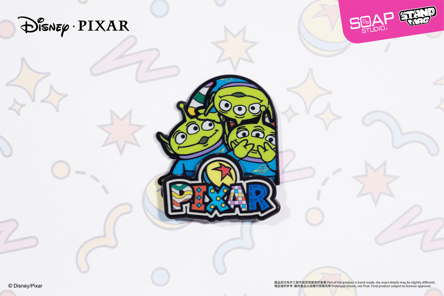 PX816  Disney Pixar Standing Magnetic Badge(9pcs/set)