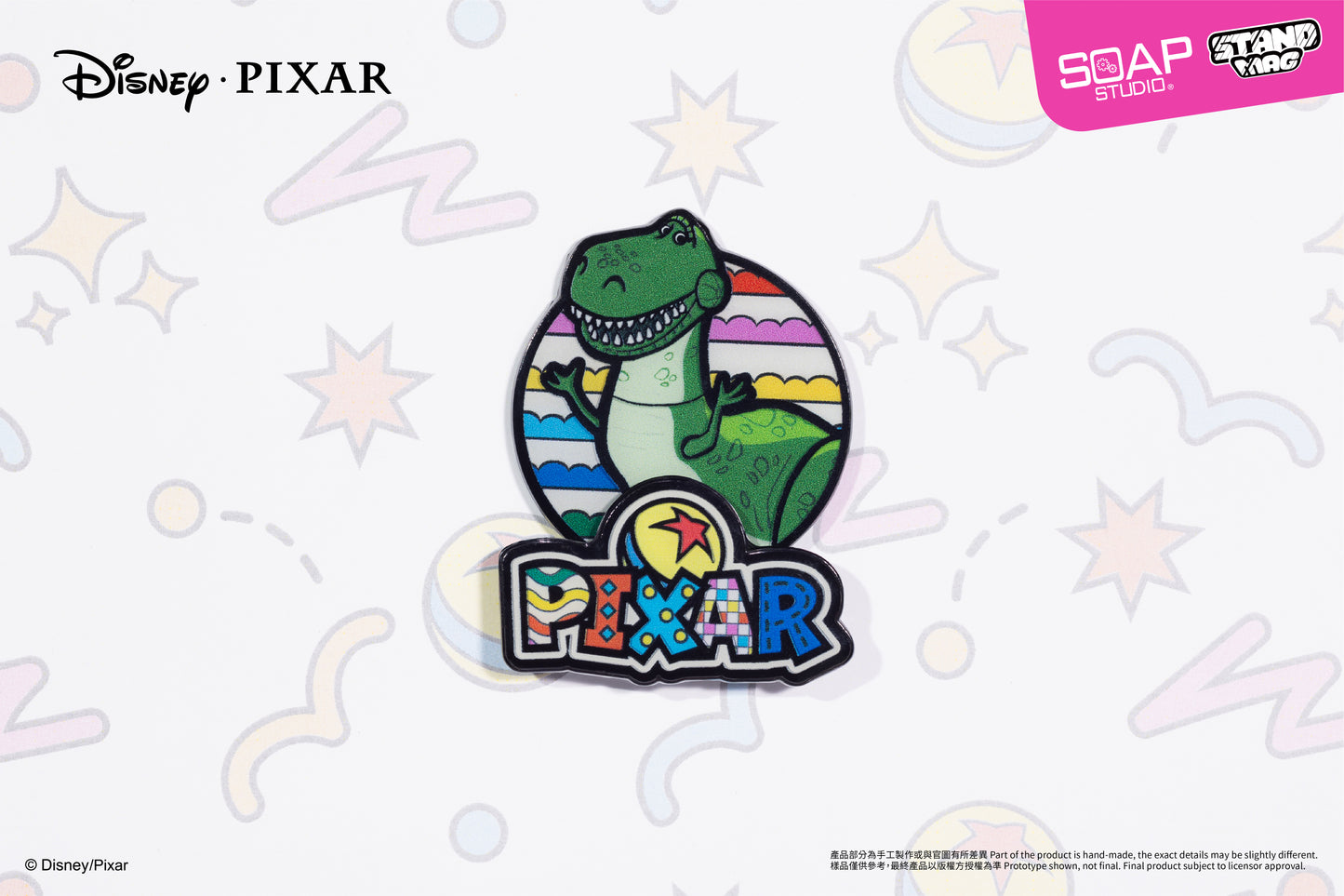 PX816  Disney Pixar Standing Magnetic Badge(9pcs/set)