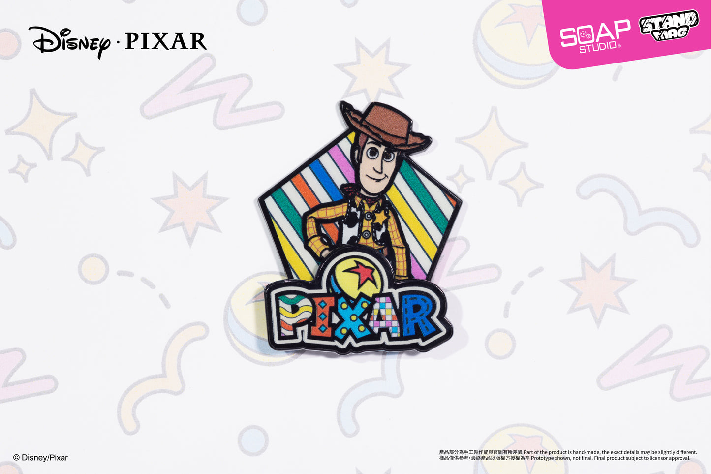 PX816  Disney Pixar Standing Magnetic Badge(9pcs/set)