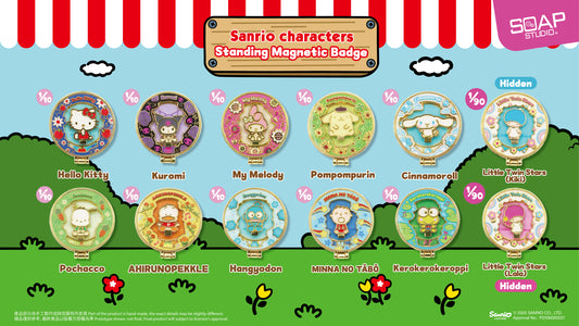 SR803 Sanrio characters金屬徽章座