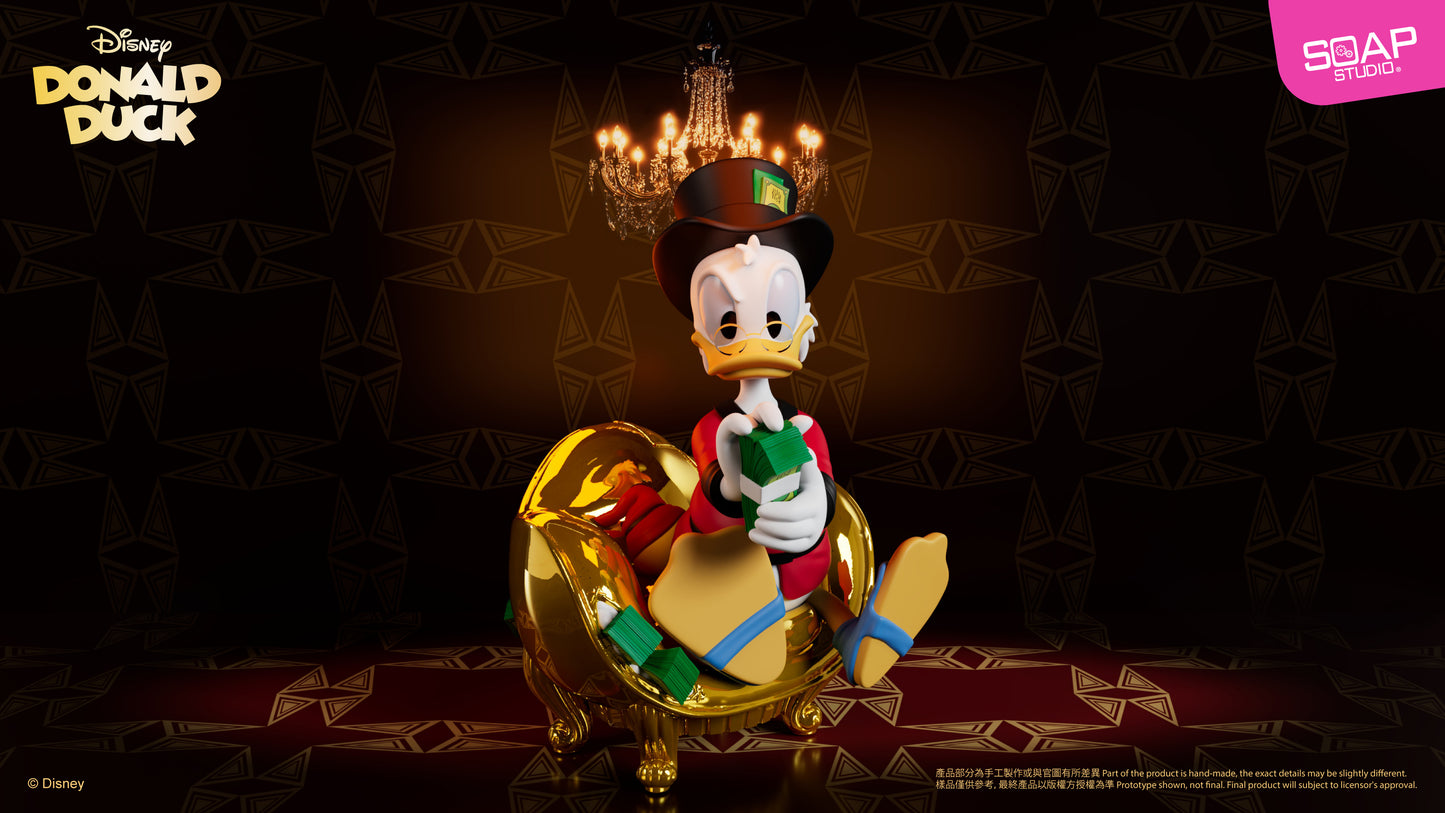 DY124  Disney Scrooge McDuck Money Sofa Figure