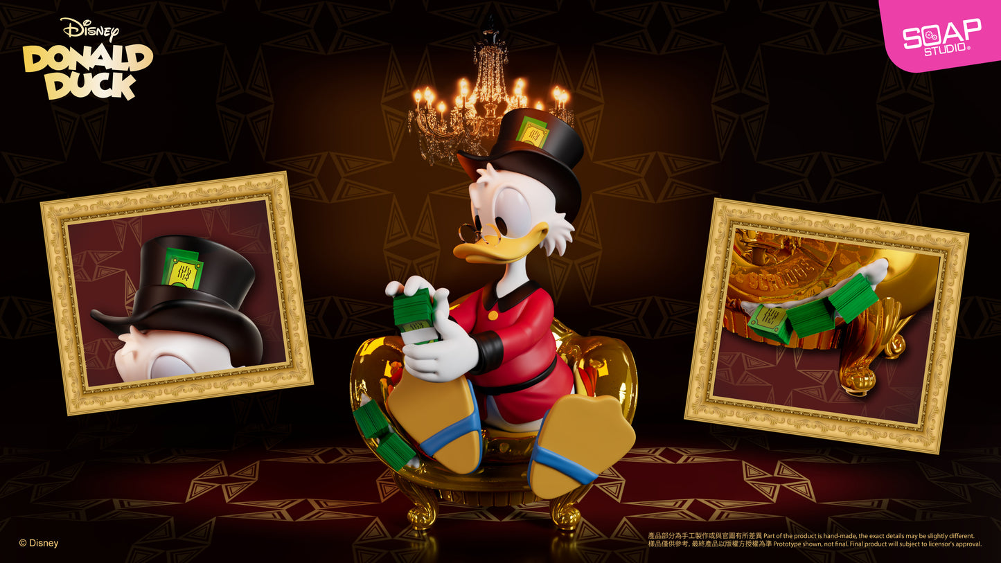 DY124  Disney Scrooge McDuck Money Sofa Figure